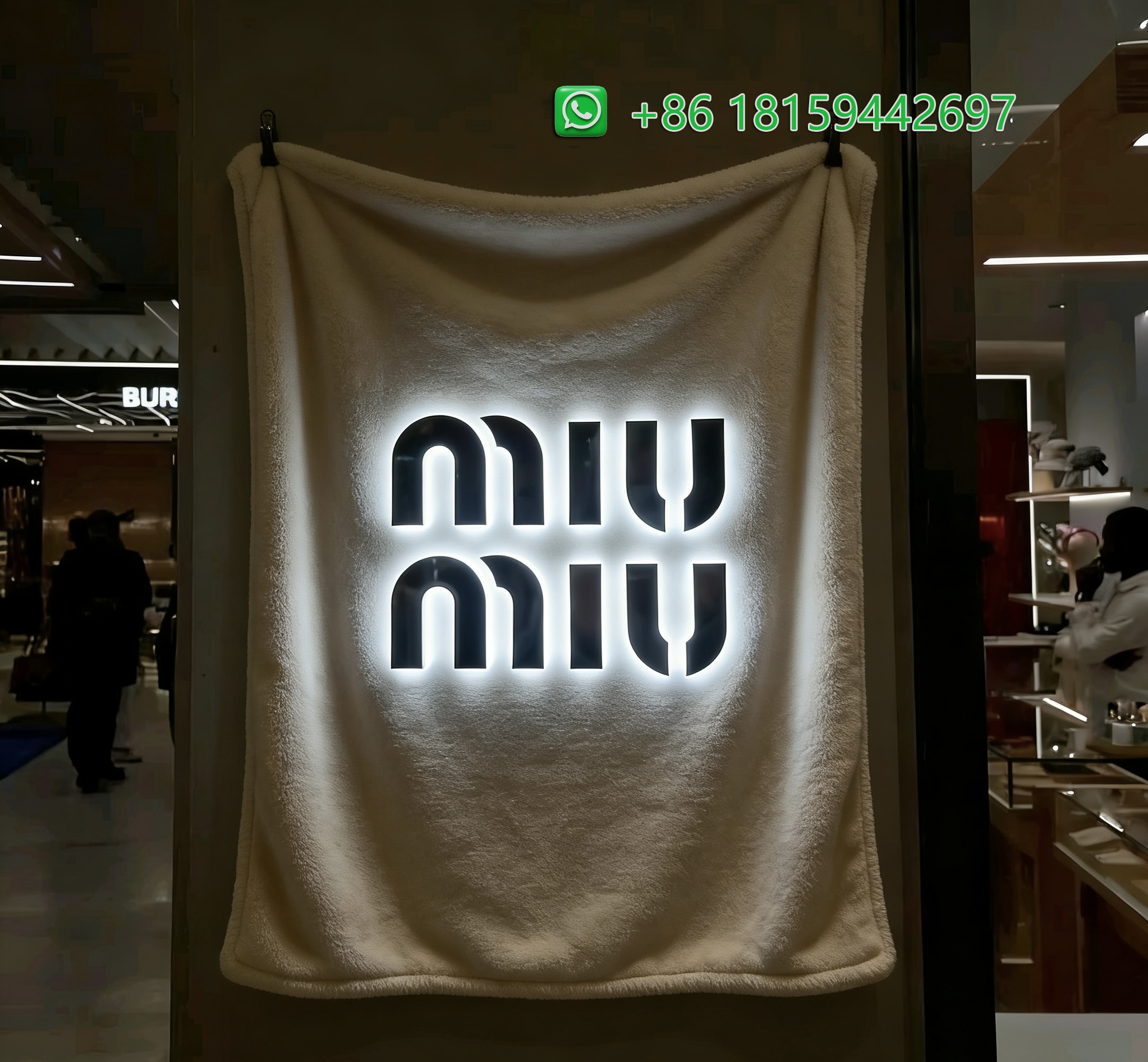 Miumiu Throw Blankets